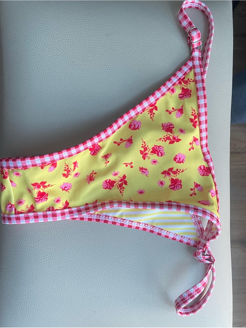 Cute SHEIN Floral & Gingham Bikini Set | Never Worn / Brand New - Picture 9 of 11